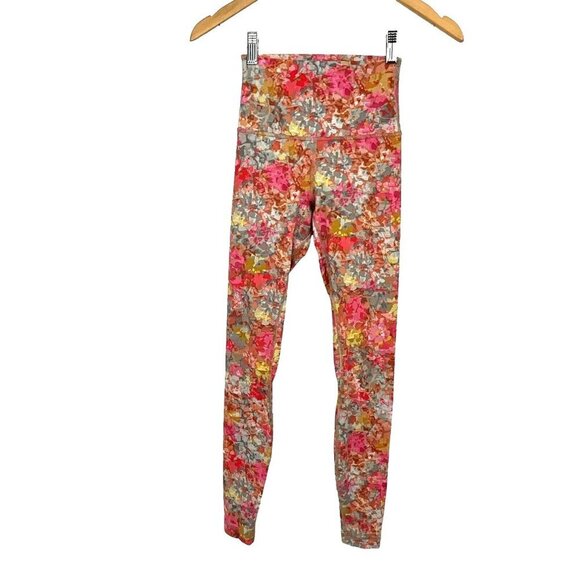 Lululemon Align Pant 28" Inflorescence Multi Size 2 High Rise Floral Leggings - Picture 1 of 7